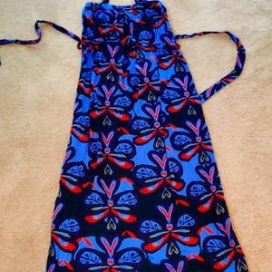 French connection halter maxi dress size small
